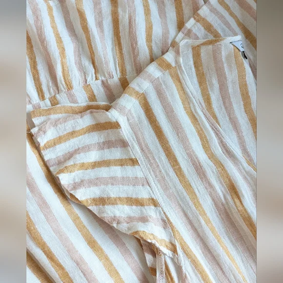 RAILS Brigitte-Pip Amber Striped Wrap Dress - Picture 8 of 10